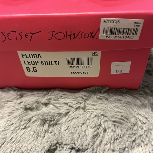 NWOT Betsey Johnson Flora Leopard multicolor shoes - Picture 7 of 10